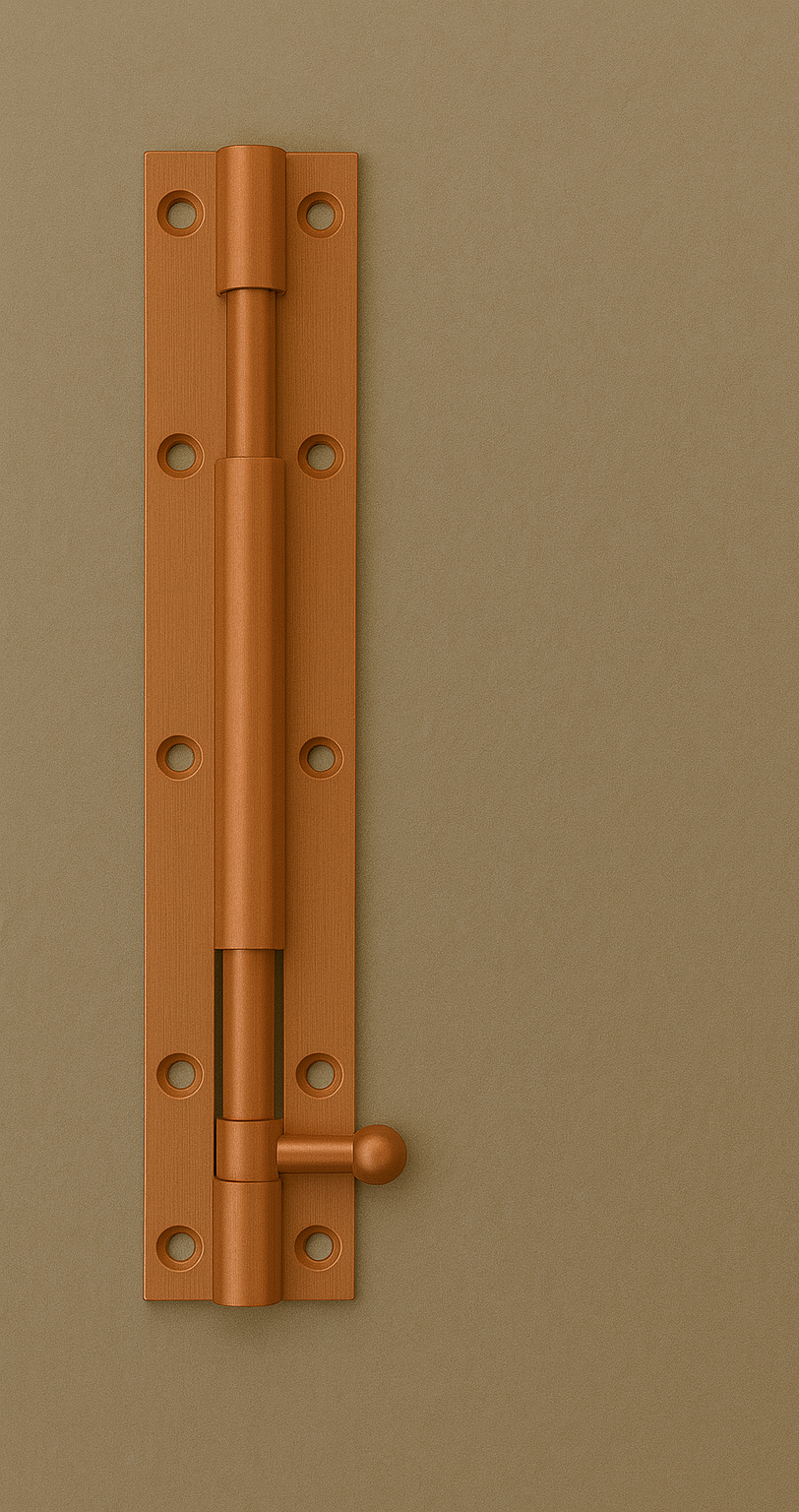 Aluminium tower bolts