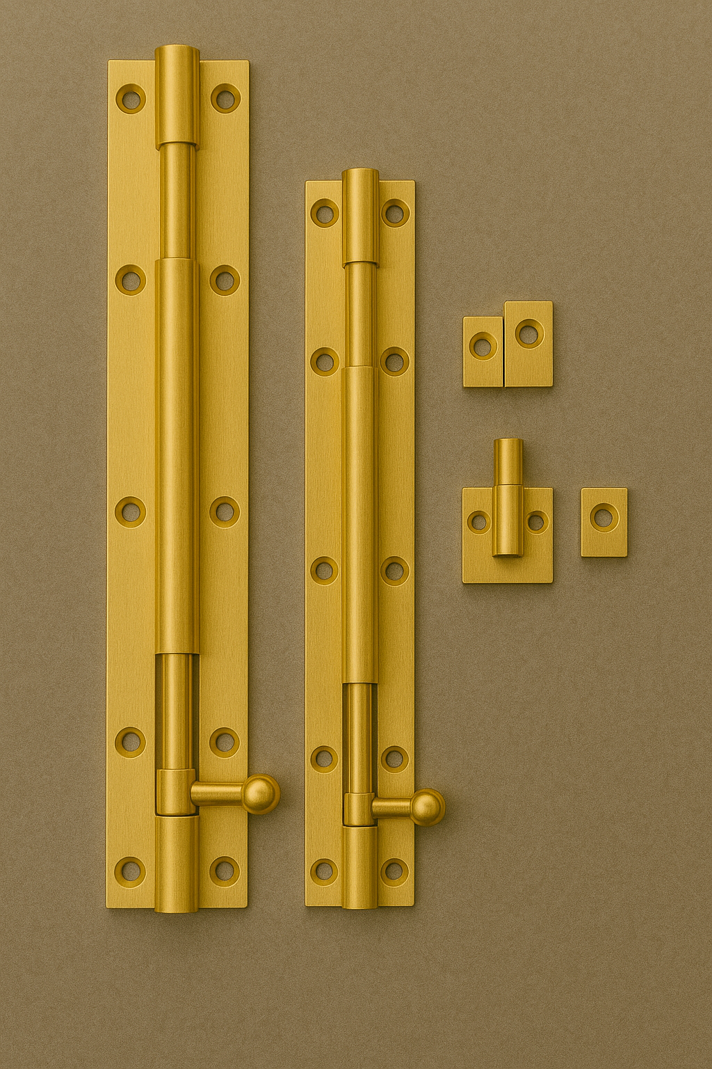 Brass tower bolts